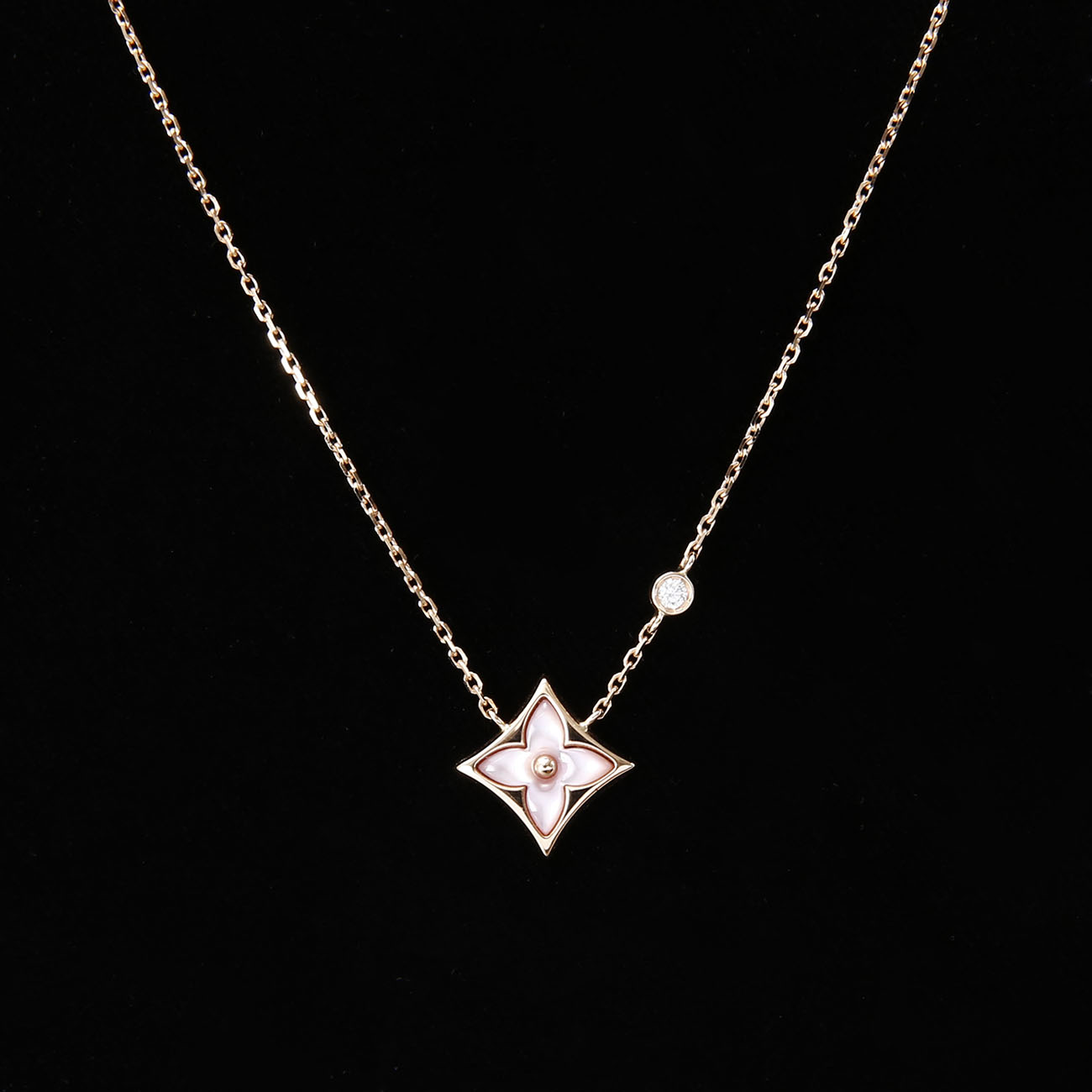 LOUIS VUITTON(USED루이비통 Q93612 스타 블라썸 BB 네크리스